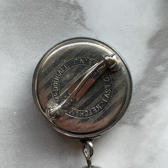 Vintage KETCHAM MCDOUGALL Ketchall Retractable Chain for Watch, Keys, Charm, etc - Picture 3 of 4